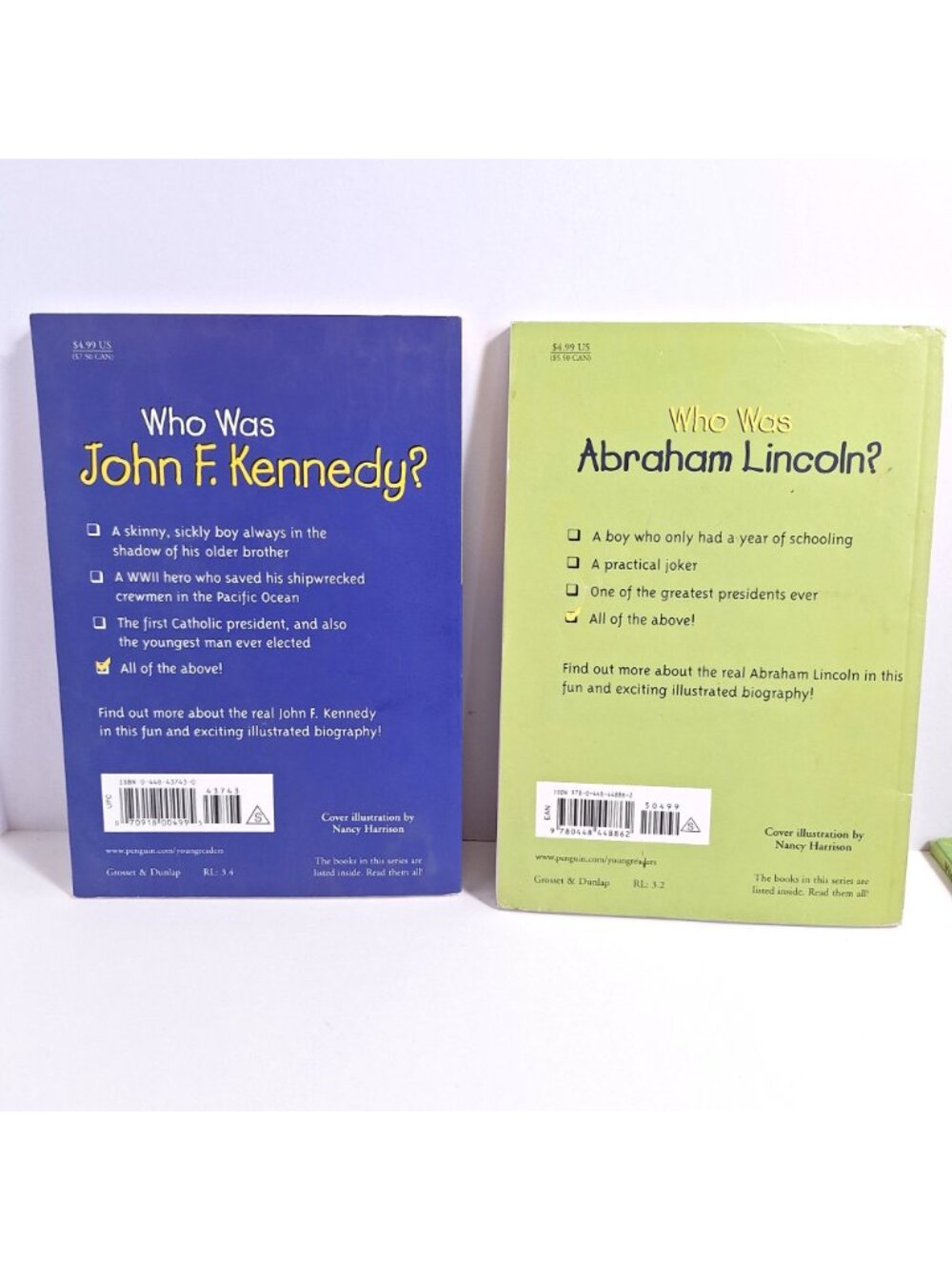 Who Was Series Book Lot Kennedy Lincoln Jane Goodall George Washington Disney - Picture 8 of 10